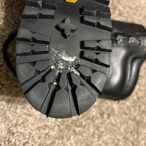 MATTERHORN MEN'S BLACK LEATHER 200 GRAM 1949 BOOTS Insulated 6.5W Made In USA - Picture 9 of 11